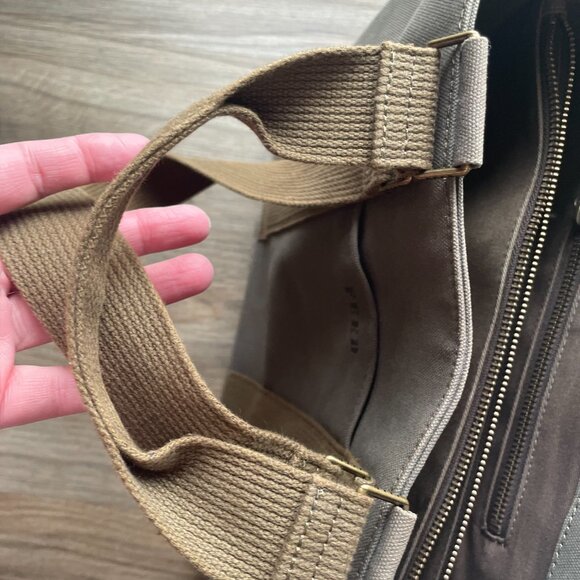 FEED brand Canvas Work Bag/Tote - Army Green $80 - Picture 8 of 14